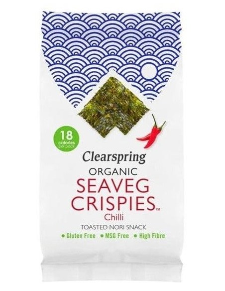 Alga Nori Tostada Con Chili Snack 4Gr. de Clearspring