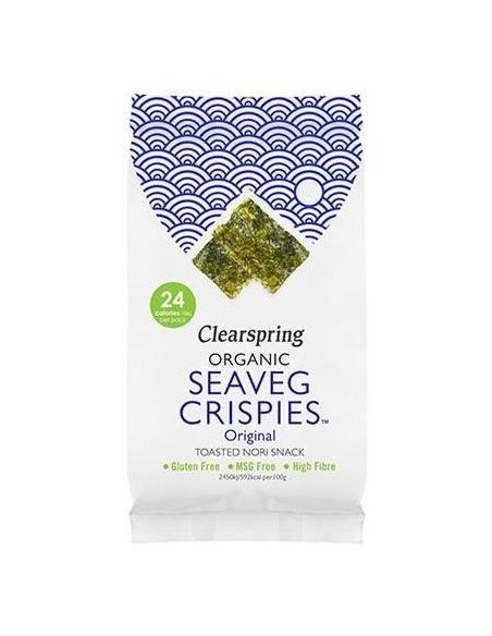 Alga Snack Nori Bio 4 g de Clearspring