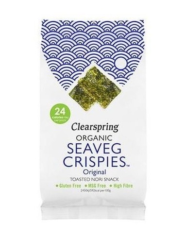 Alga Snack Nori Bio 4 g de Clearspring