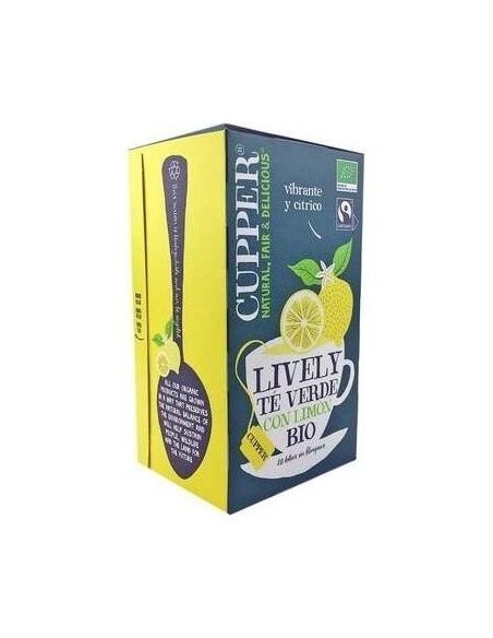 Te Verde Con Limon Infusion 20Bolsitas. Bio de Cupper