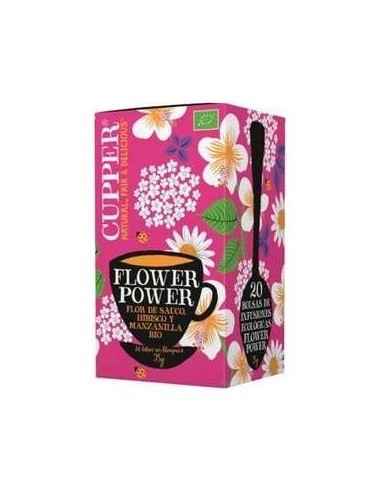 Flower Power Infusion 20Bolsitas. Bio de Cupper
