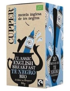 Te Negro English Breakfast Infusion 20Bolsitas Bio de Cupper 2