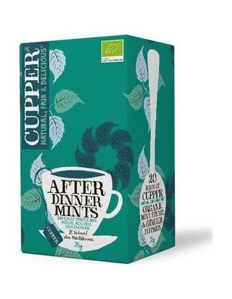 After Dinner Mint Infusion 20Bolsitas. Bio de Cupper