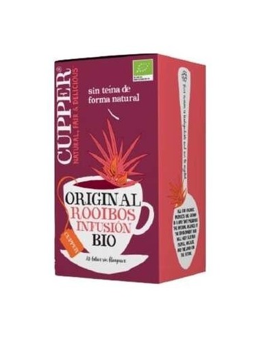 Original Rooibos Infusion 20Bolsitas. Bio de Cupper