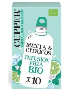 Menta Y Citricos Infusion Fria 10Bolsitas. Bio de Cupper 2