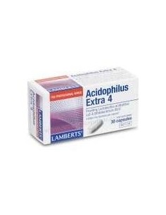 Acidophilus Extra 4 (4000 millones por cápsula) 30 Caps. de Lamberts 2