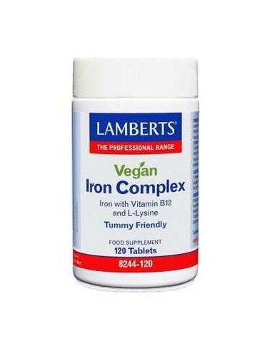 Complejo De Hierro Vegano 120 Comprimidos de Lamberts
