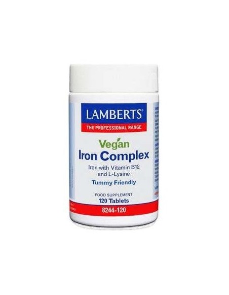 Complejo De Hierro Vegano 120 Comprimidos de Lamberts