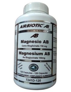Magnesio Bisglicinato 150Mg. 120Cap. de Airbiotic 2