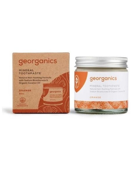 Dentifrico Mineral Naranja Crema 120Ml. de Georganics