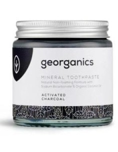 Dentifrico Mineral Carbon Activado 120  Ml de Georganics 2
