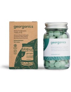 Enjuage Bucal Hierbabuena 180Pastillas. de Georganics 2