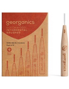 Cepillo Interdental Madera De Haya 0 de Georganics 2