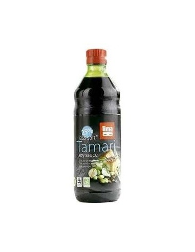 Salsa De Soja Tamari 25% Menos Sal 250Ml. Bio de Lima