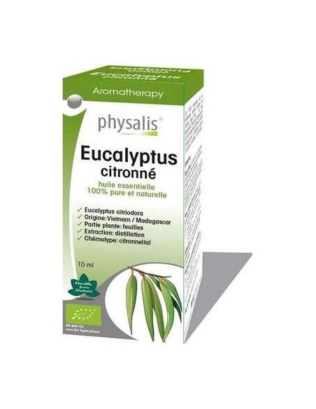 Esencia Eucalipto Citronado 10Ml. Bio de Physalis