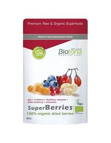 Superberries Organic Dried Berries de Biotona