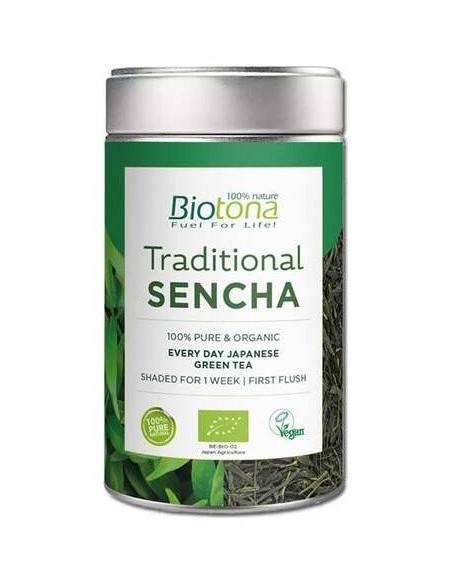 Traditional Sencha Te Verde 80Gr. Bio Vegan de Biotona