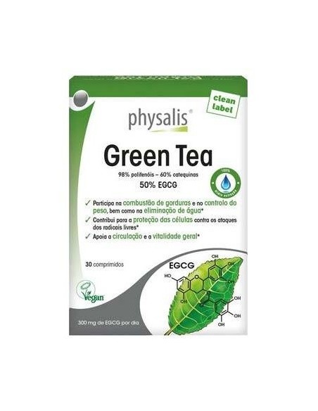 Green Tea 30Comp. Vegan de Physalis