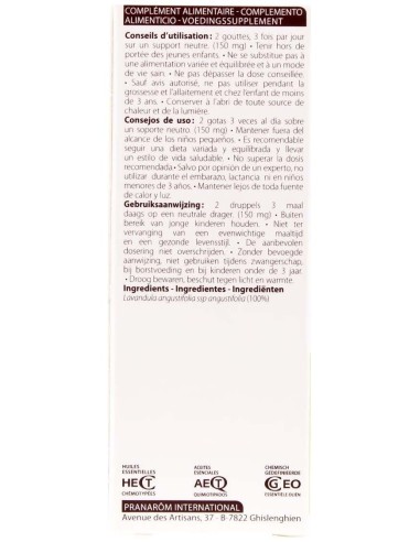 Lavanda Sumidad Florida 10 Ml de Pranarom
