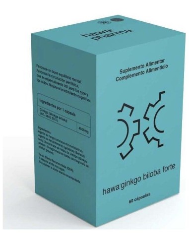 Hawa Ginkgo Biloba Forte 60Cap. de Hawa Pharma
