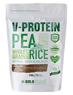 V-Protein Chocolate 240Gr. de Gold Nutrition 2