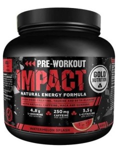 Pre-Workout Impact Sandia 400Gr. de Gold Nutrition 2