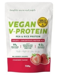 V-Protein Fresa 720Gr. de Gold Nutrition 2