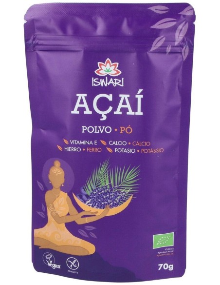 Açai Liofilizado Superalimento 70Gr. Bio de Iswari