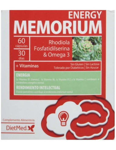 Memorium Energy 60Cap. de Dietmed