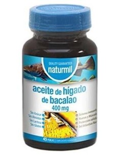 Aceite De Higado De Bacalao 400Mg. 45Perlas de Dietmed 2