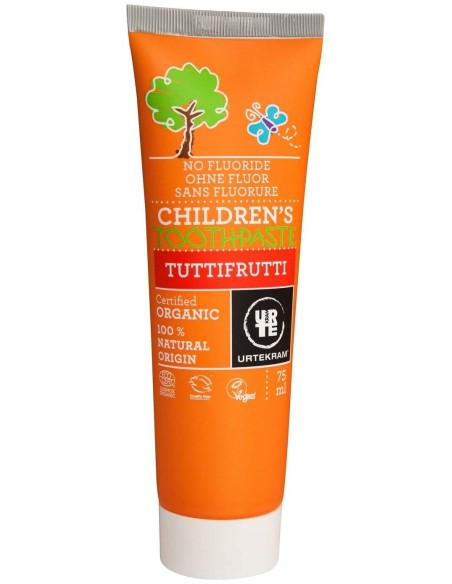 Dentifrico Niños Tutti Fruti 75Ml. Eco Vegan de Urtekram