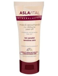 Mascarilla Detoxificante Peel Off Con Carbon 100Ml de Asla Vital (Dra. Ana Aslan) 2