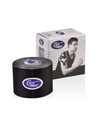 Cure Tape Sports Negro Vendaje Neuromusc(5Cm X 5M) de Cure Tape