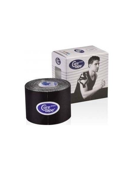 Cure Tape Sports Negro Vendaje Neuromusc(5Cm X 5M) de Cure Tape