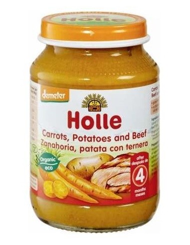 Potito Zanahoria Patata Con Ternera 4Meses 190Gr. de Holle