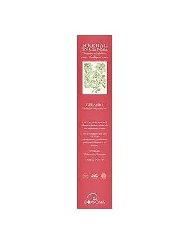 Herbal Incense Geranio  Ayurveda 5Packsx12Uds. de Bioaroma