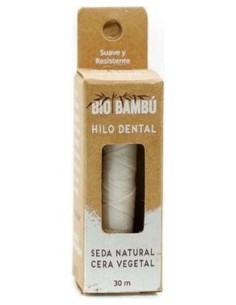 Hilo Dental Seda Natural Con Cera Vegetal 30Metros de Biobambu 2