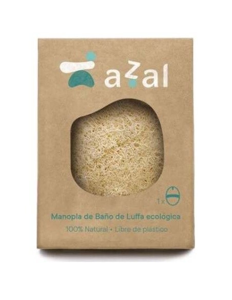 Manopla De Baño De Luffa Eco Ovalada Con Asa de Azal