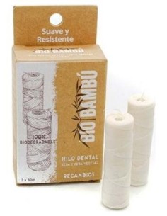 Recambio Hilo Dental Seda Natural 2Udsx30M. de Biobambu 2