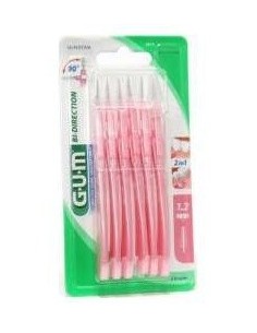 Cepillo Dental Bi-Direction Fino Cónico Rosa 1.2 de Gum 2
