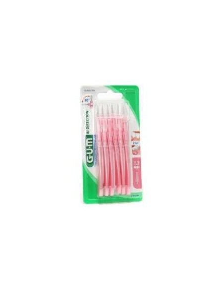 Cepillo Dental Bi-Direction Fino Cónico Rosa 1.2 de Gum