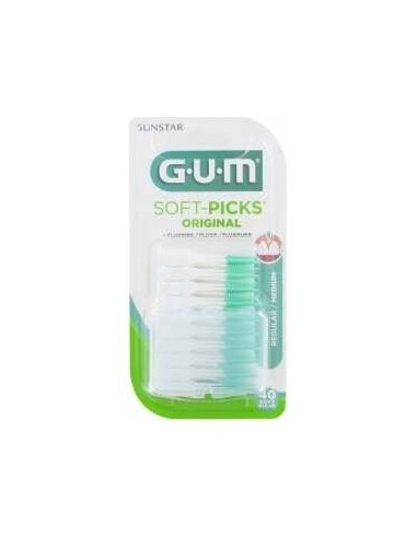 Cepillo Interdental Soft Picks Regular 60Un Verde de Gum