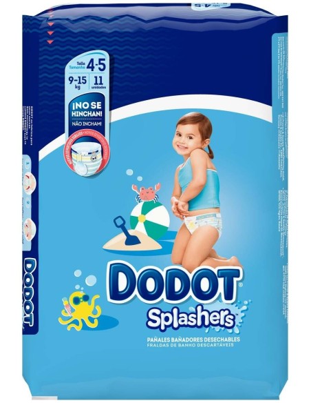 Dodot Pañal Inf Bañador Splashers T-4 9-15 Kg 11Un de Dodot