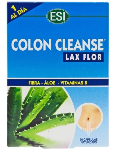 Colon Cleanse Lax Flor (Prebioticos) 30Cap de Trepatdiet-Esi