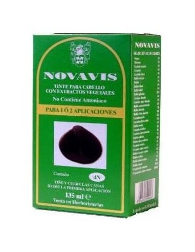 Tinte Novavis 4R Castaño Cobrizo 135Ml. de Novavis