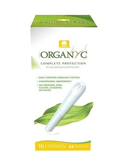 Tampones Regular Con Aplicador 16Ud. de Organyc