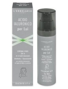 Acido Hialuronico Hombre Crema Cara 24 Horas 50Ml. de L´Erbolario 2