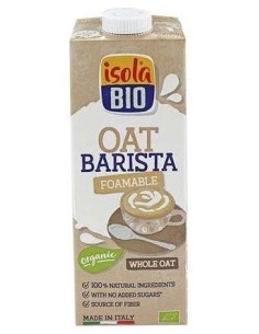 Bebida Vegetal De Avena Barista 1Lt  Bio Vegan de Isola 2
