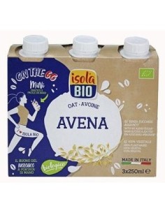 Bebida Vegetal De Avena 3Udsx250Ml. Bio Sg Vegan de Isola 2