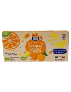 Zumo De Naranja Zanahoria Y Limon 3Udsx200Ml. Bio de Isola 2